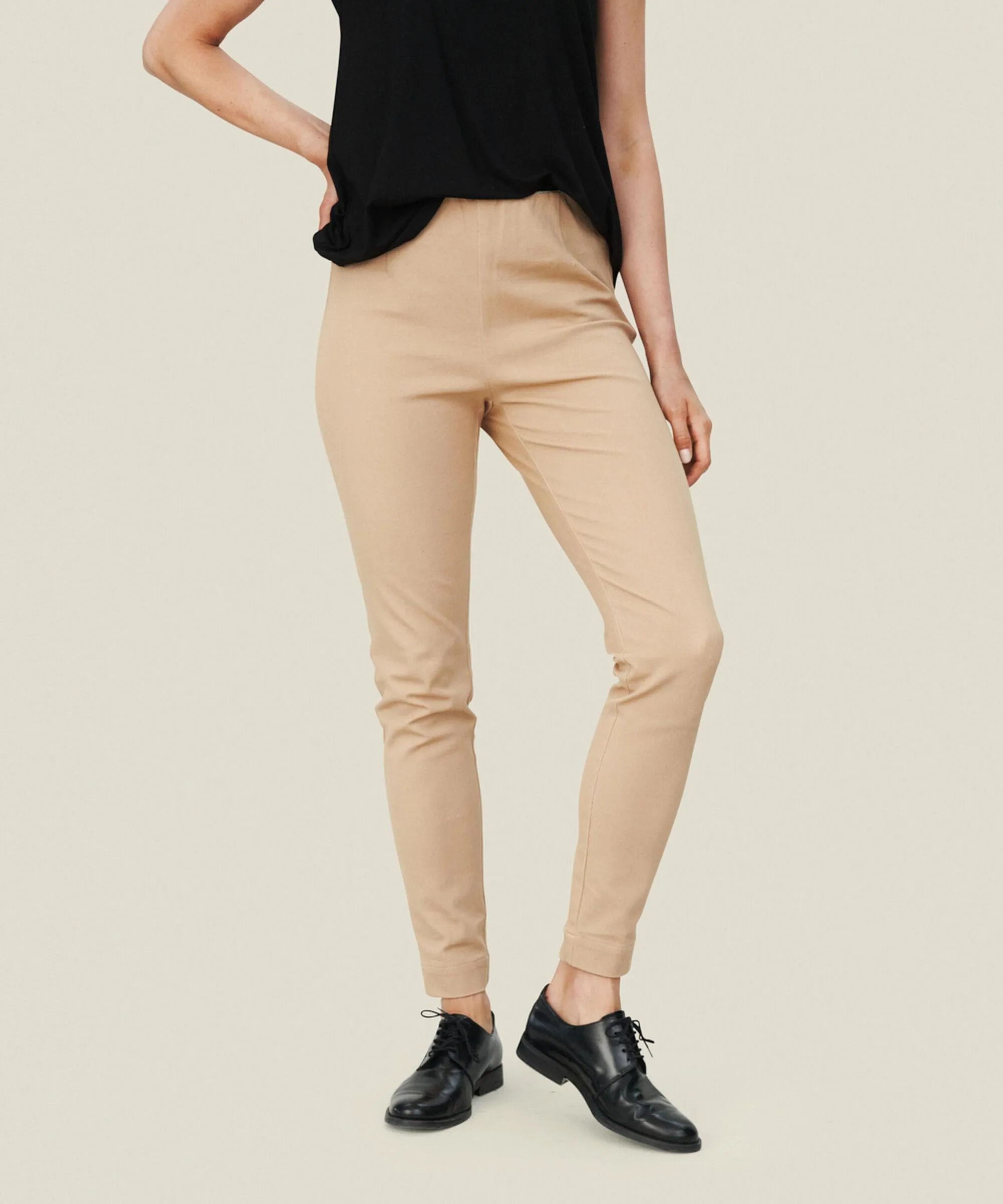 1002847 MaPoppy Trousers - Tannin