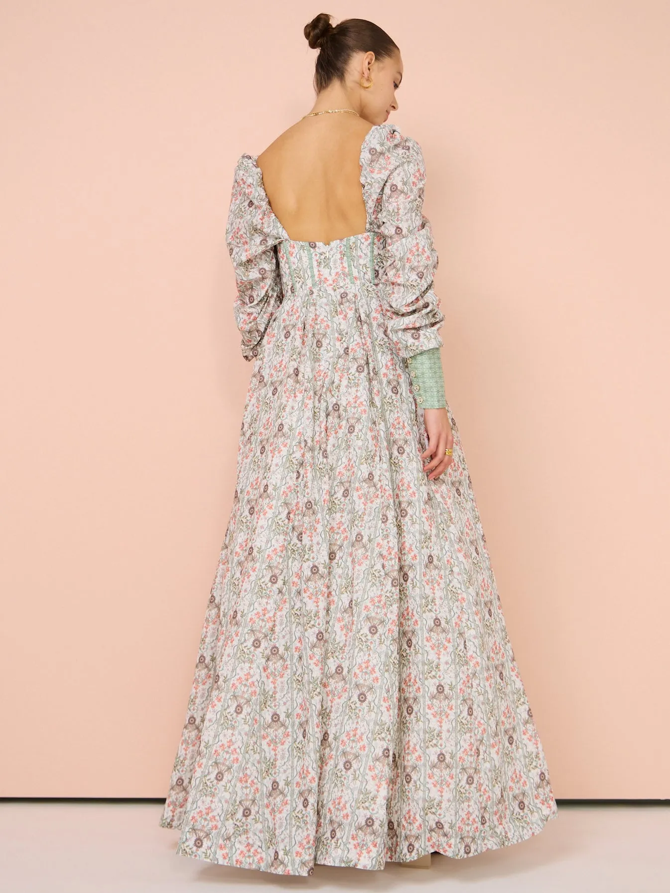 Aqua Blu Cleo Dress in Amarylis Print
