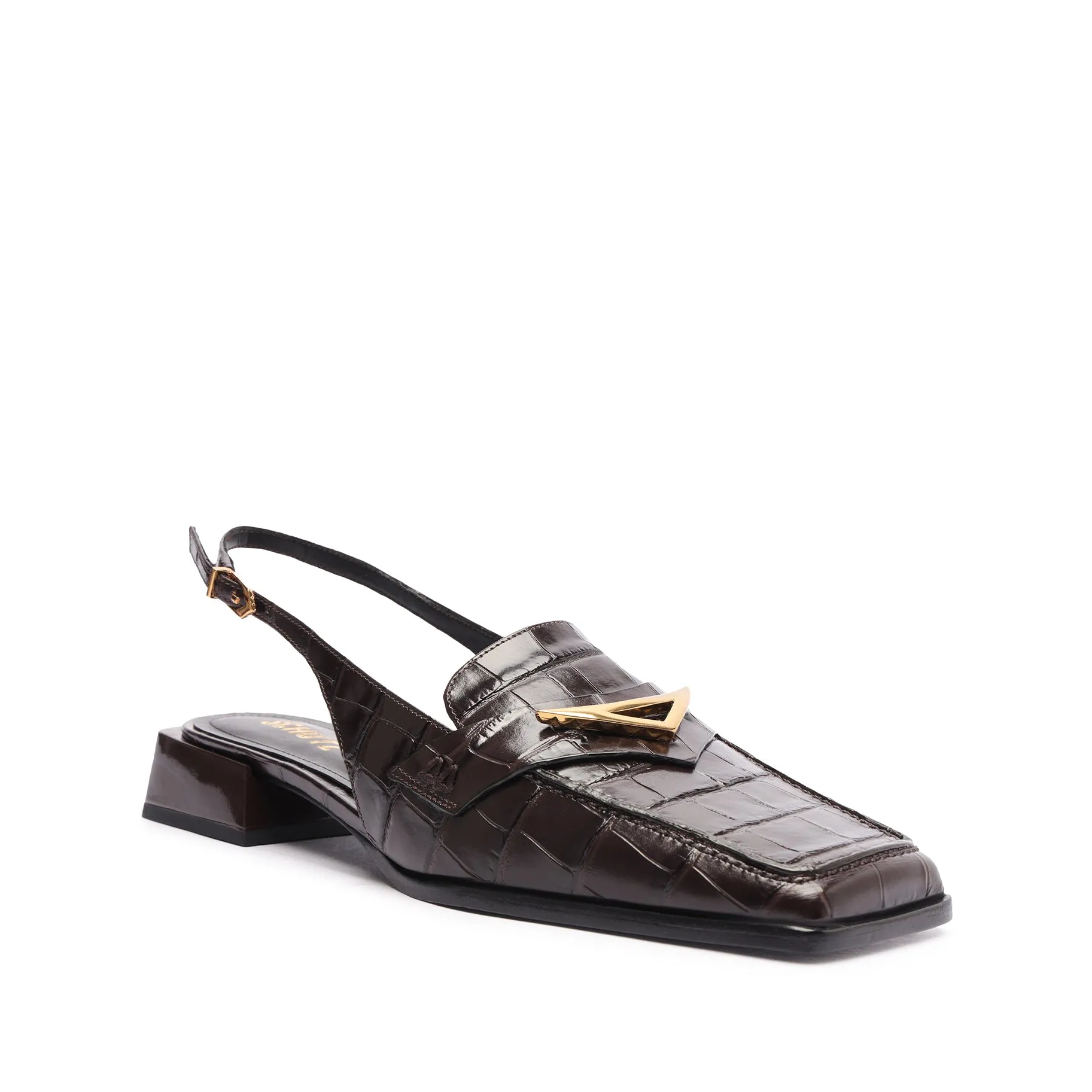 Arizona Sling Block Leather Pump