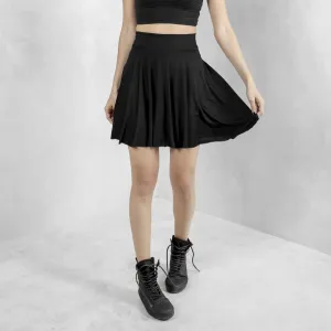 Black Circle Skirt Mini