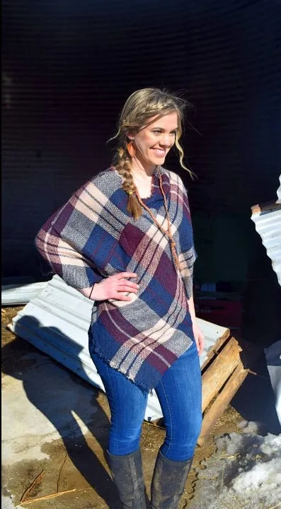 Blanket Scarf Ponchos