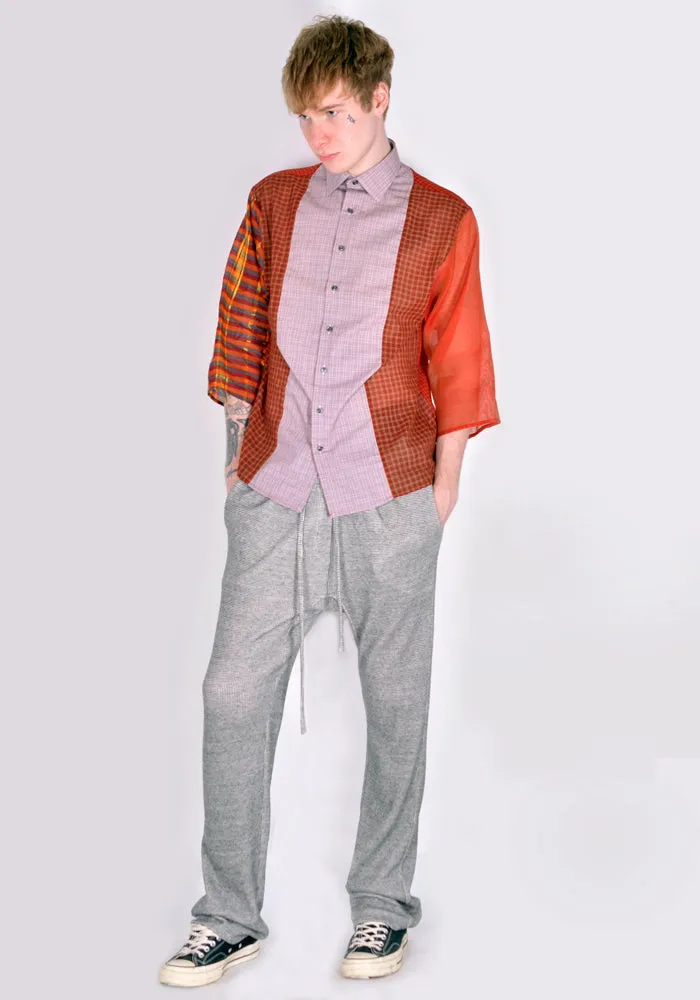 BLESS N°71 4419 4-PCS-CUTS-SHIRT  RED&RUST VARIATIONS