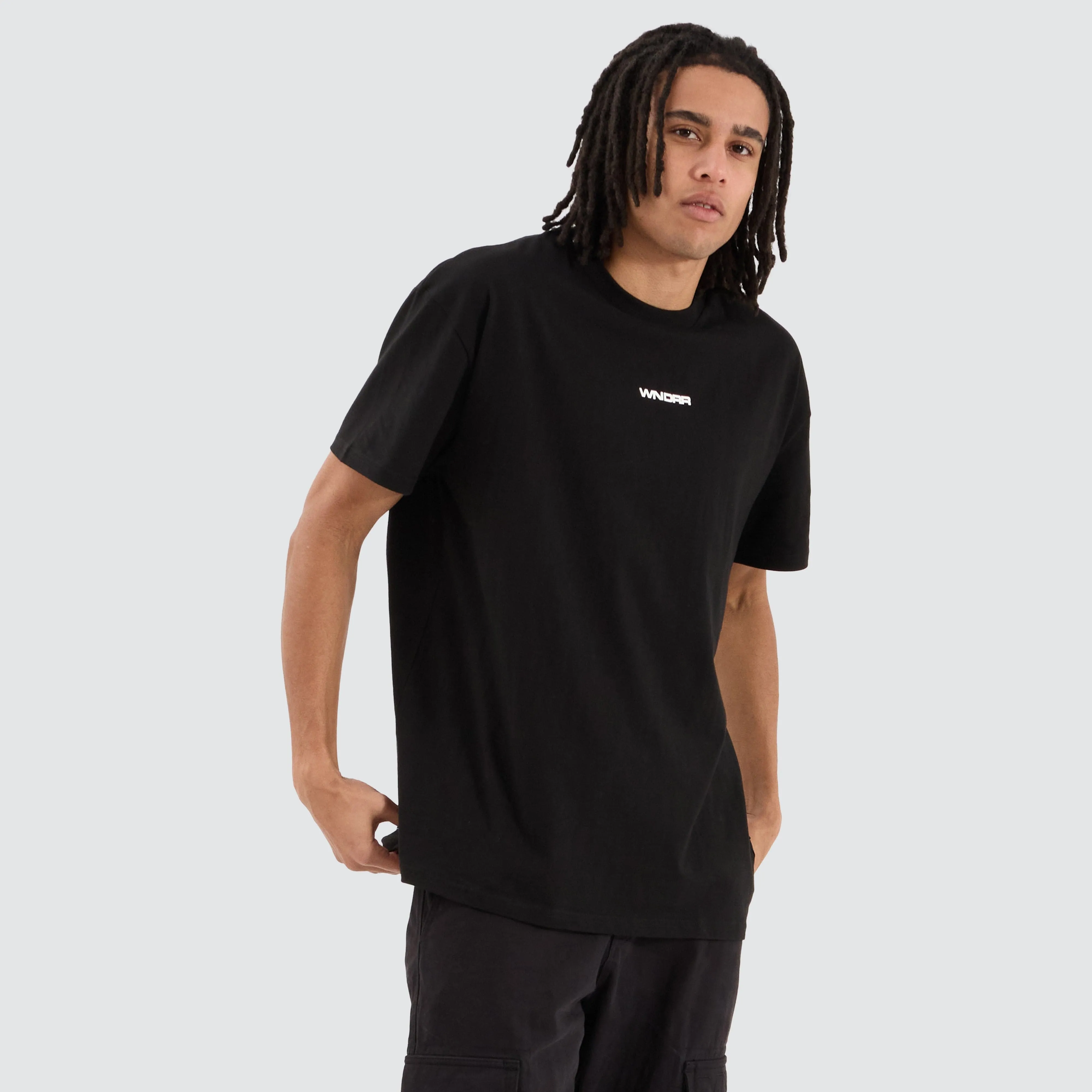 Booster Box Fit Tee Black