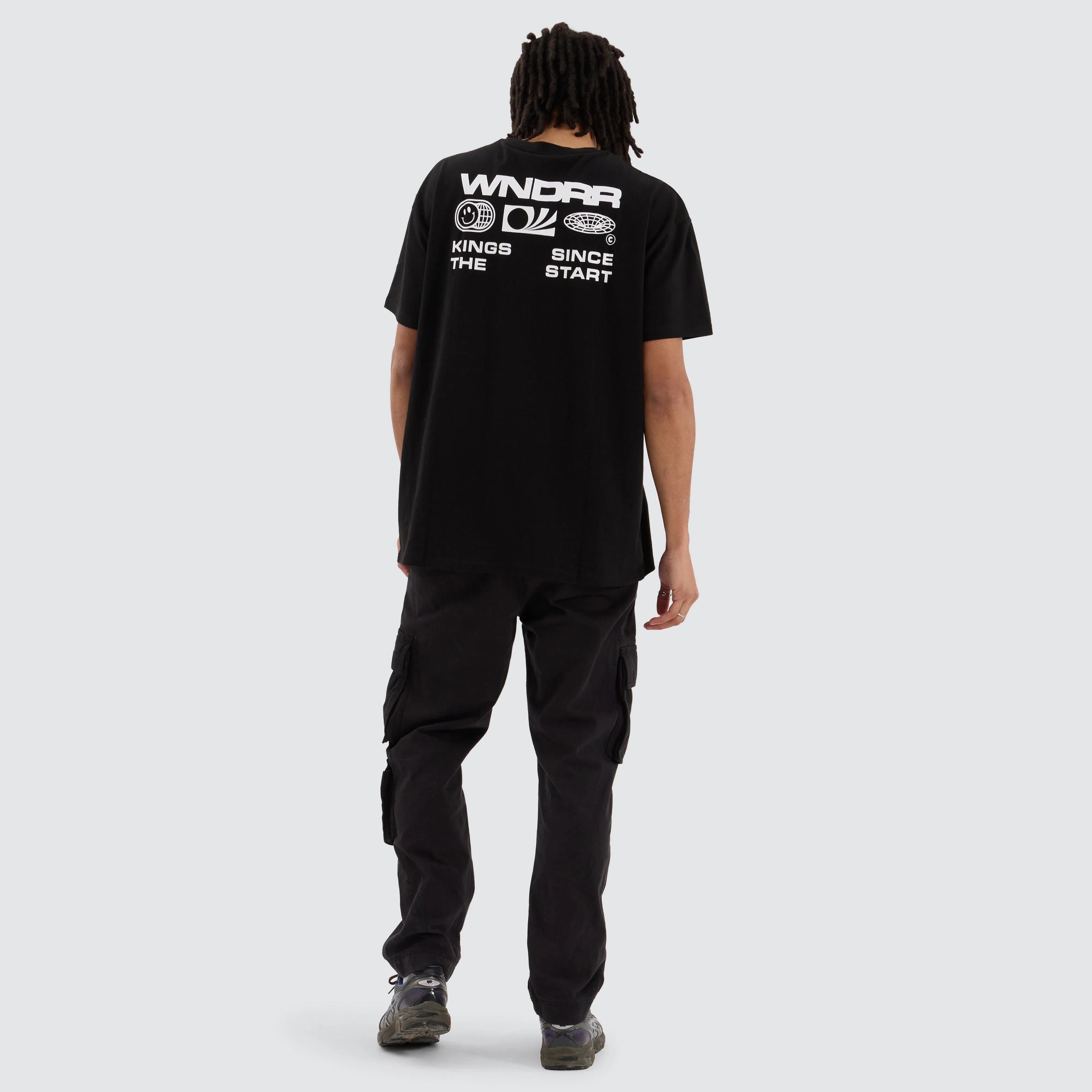 Booster Box Fit Tee Black