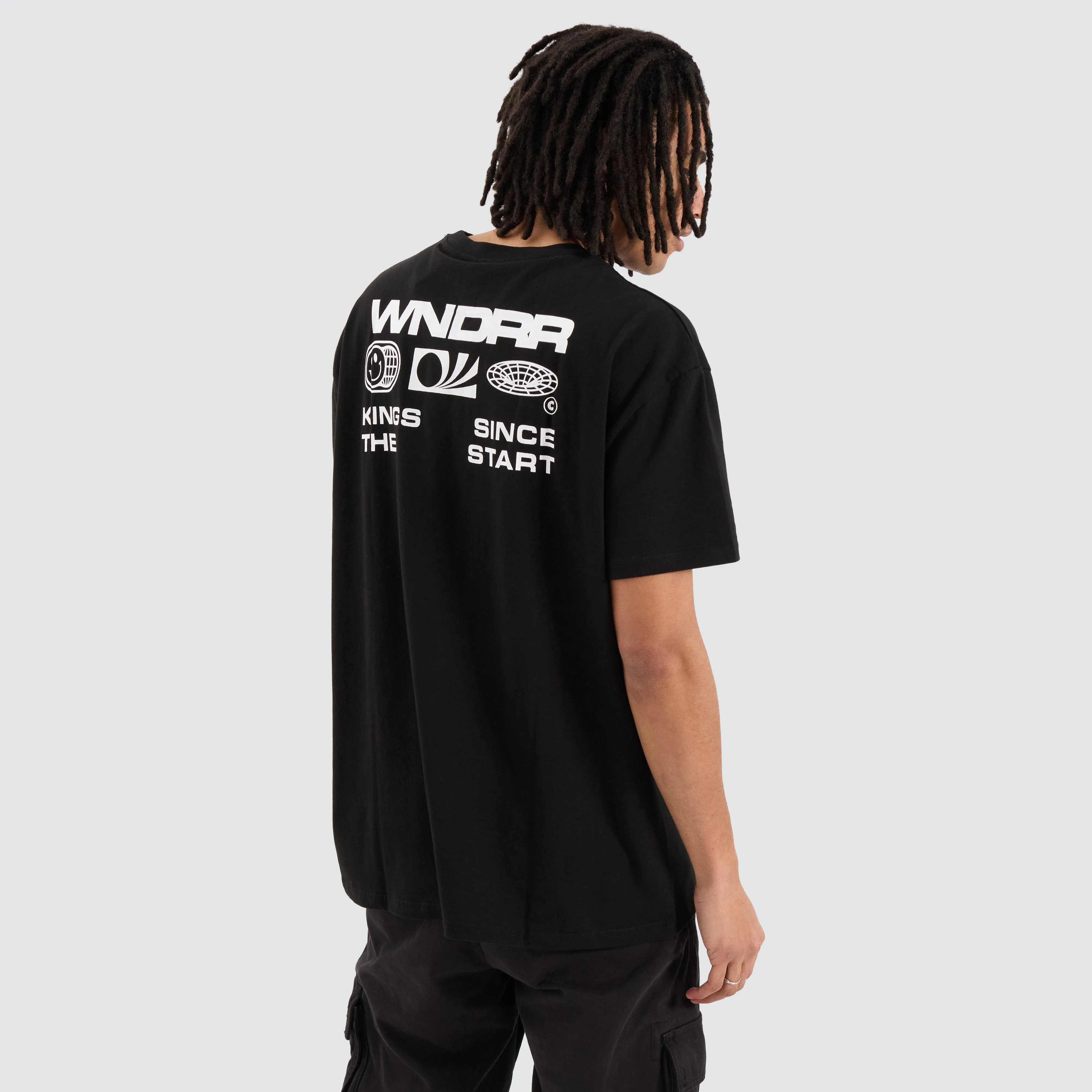 Booster Box Fit Tee Black