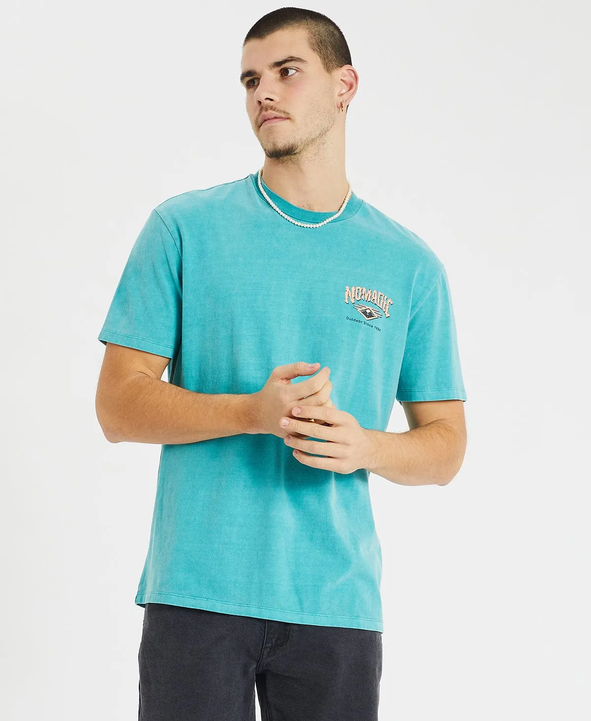 Caravan Relaxed Tee Pigment Bristol Blue