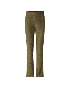 Cattia Trousers - Gold Glitter