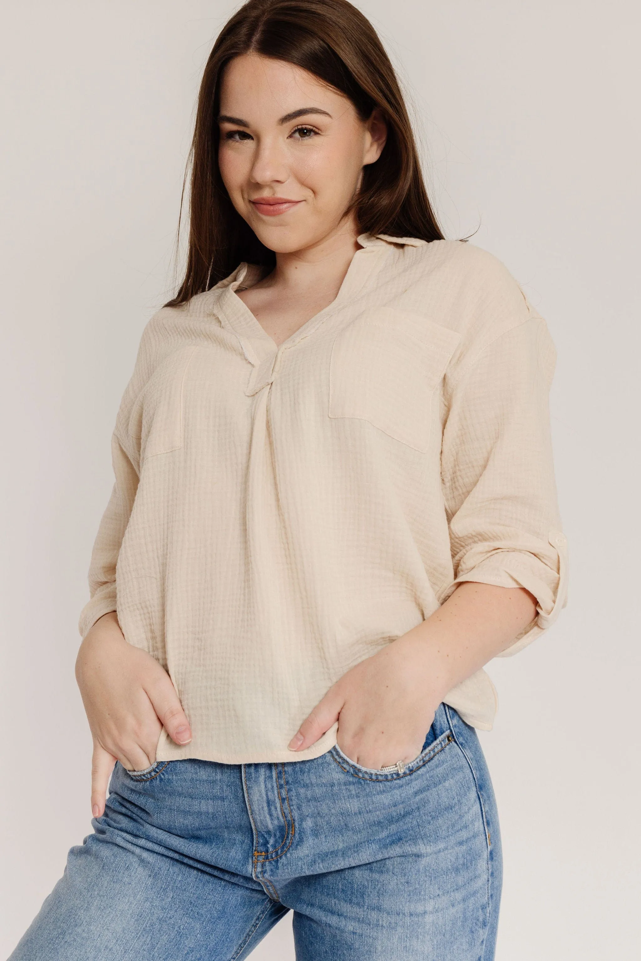 Celeste Blouse in Natural