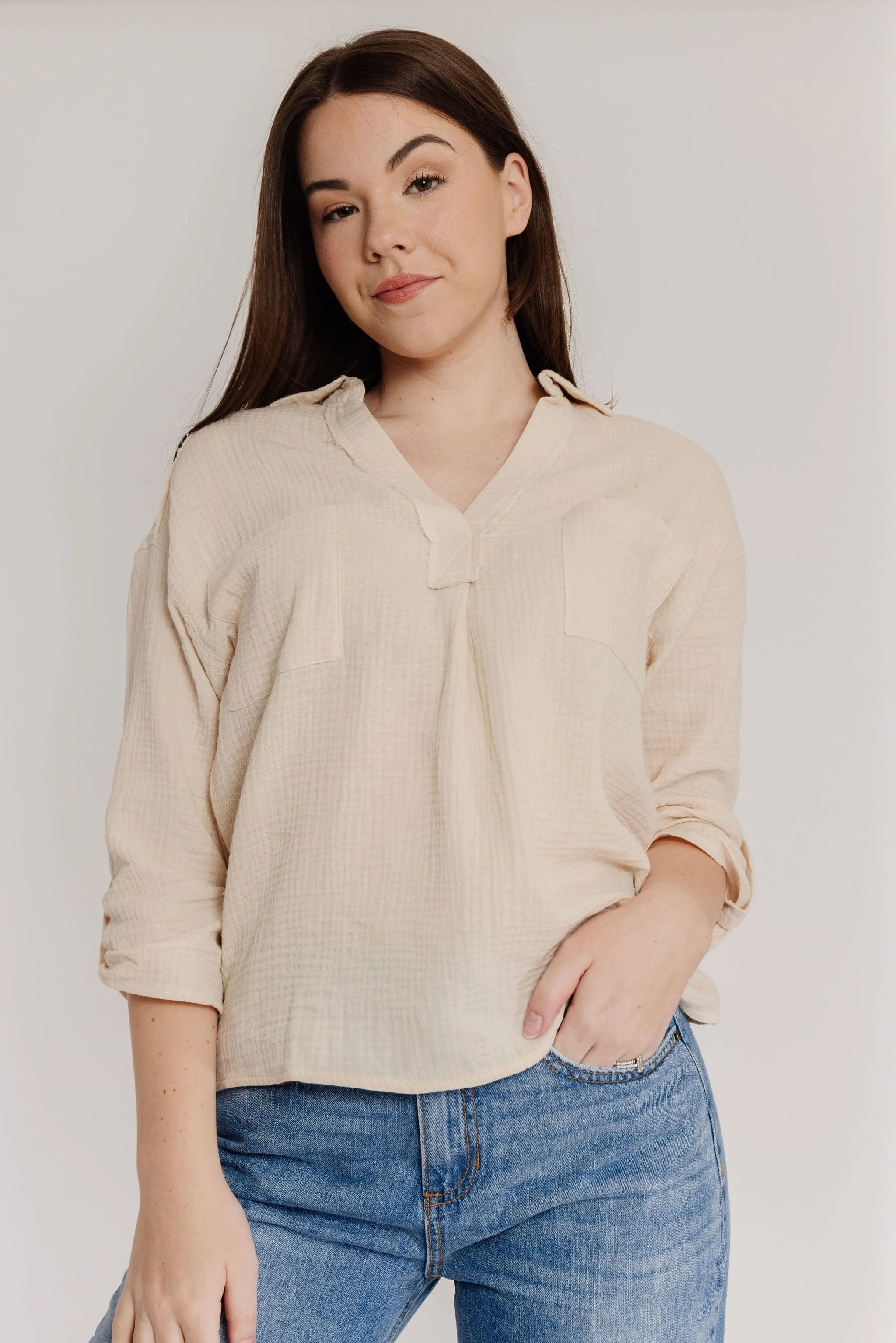 Celeste Blouse in Natural