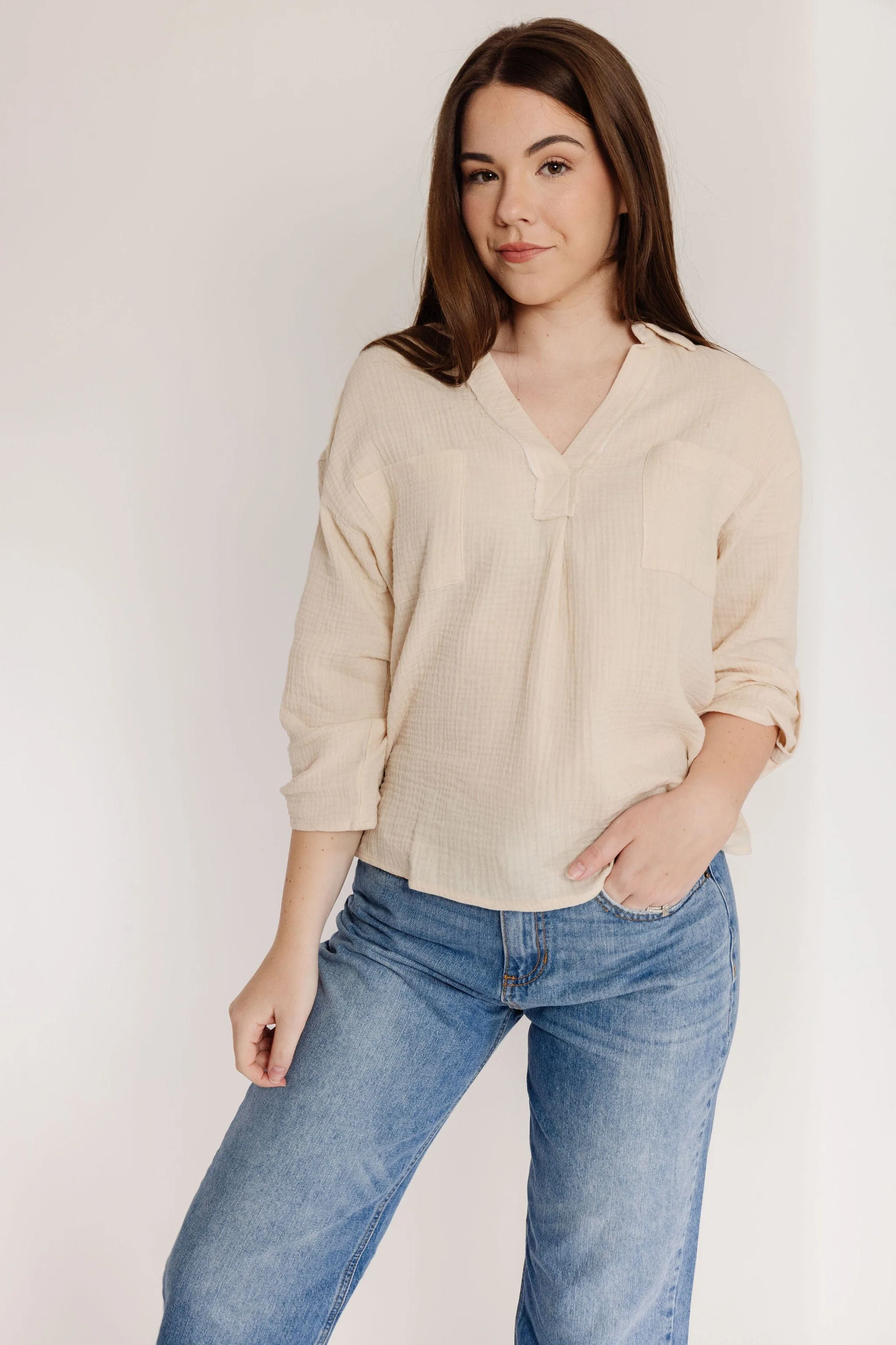 Celeste Blouse in Natural