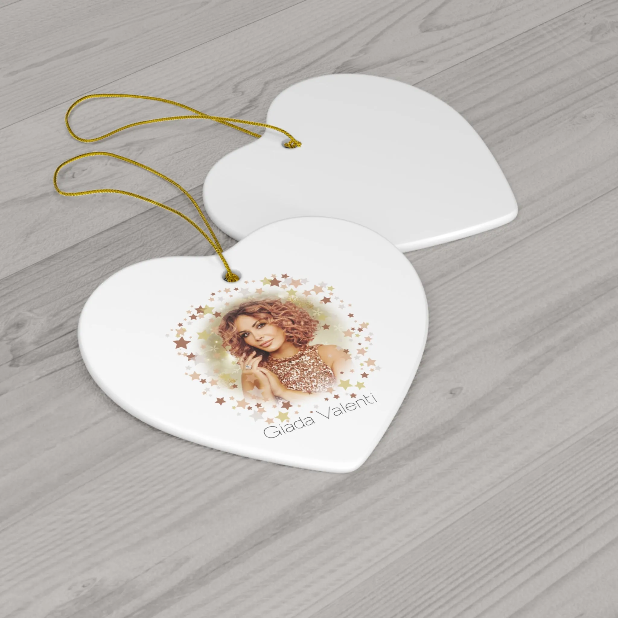 Ceramic Ornament with Italian Design print | Giada Valenti Collection
