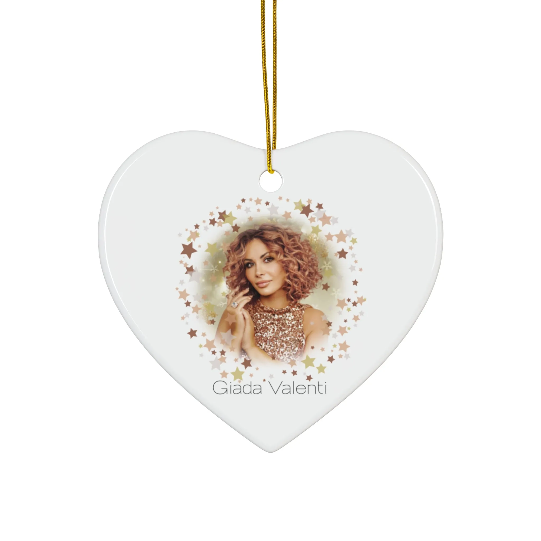 Ceramic Ornament with Italian Design print | Giada Valenti Collection