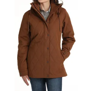Cinch Women's 3/4 Length Barn Coat Brown