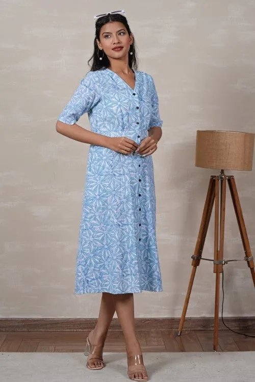 Cinderella Hand Block Printed Dress