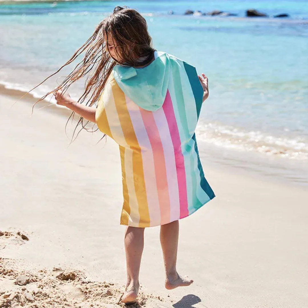Dock & Bay Kid's Beach Poncho - Coastal Candy