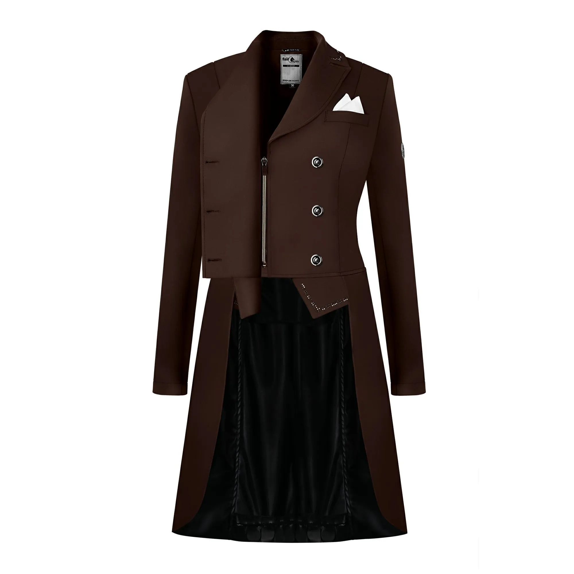 Fair Play Ladies Dressage Tailcoat NADINE, Brown