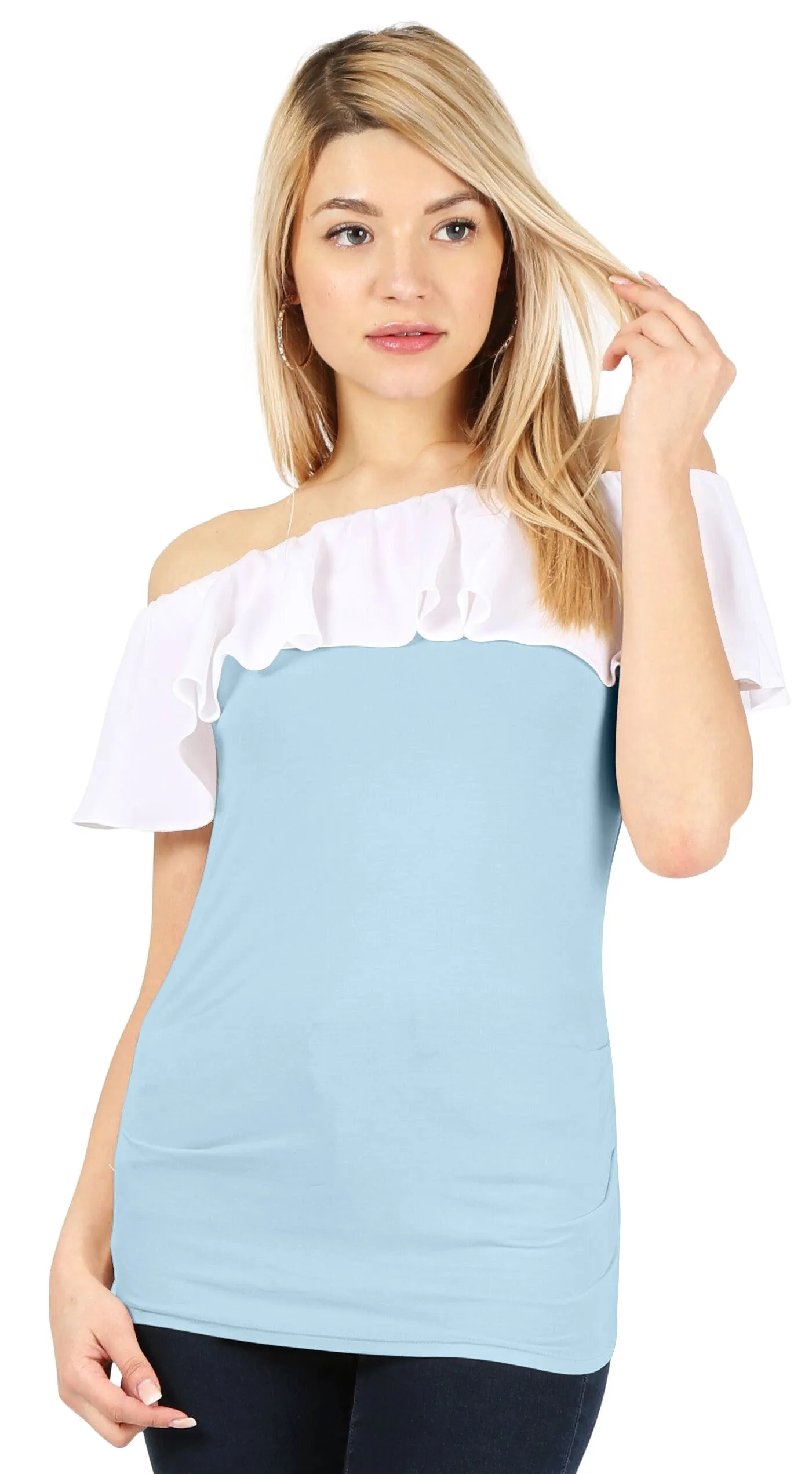 Flaunt the Fit Ruffle Top