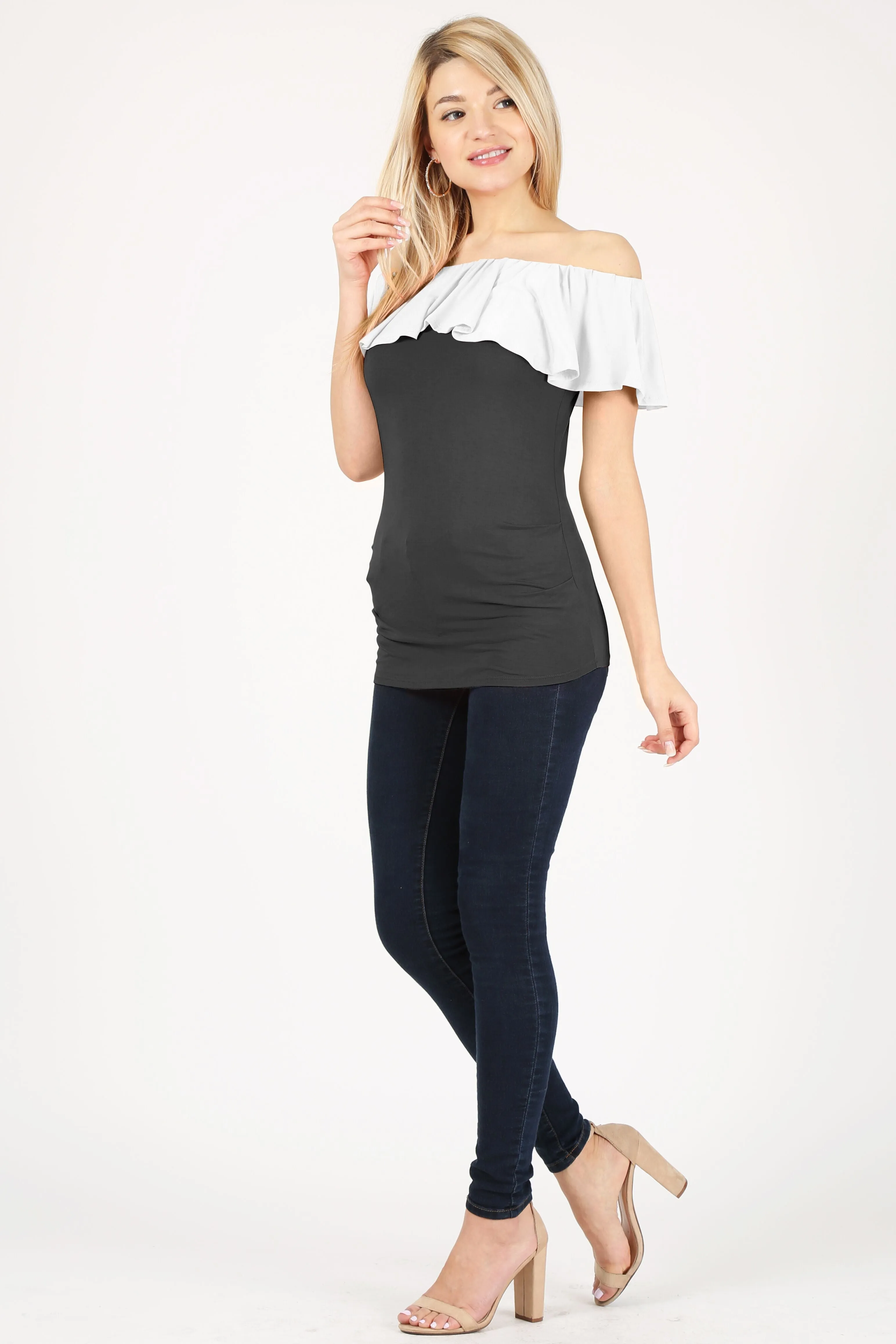 Flaunt the Fit Ruffle Top