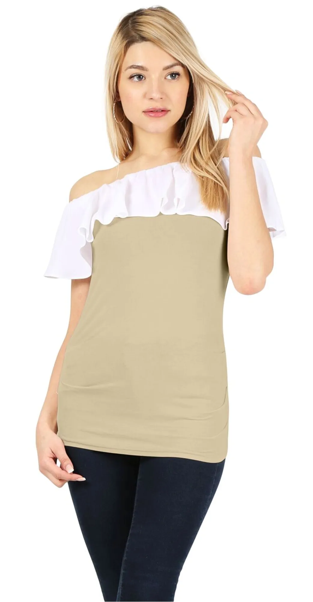 Flaunt the Fit Ruffle Top