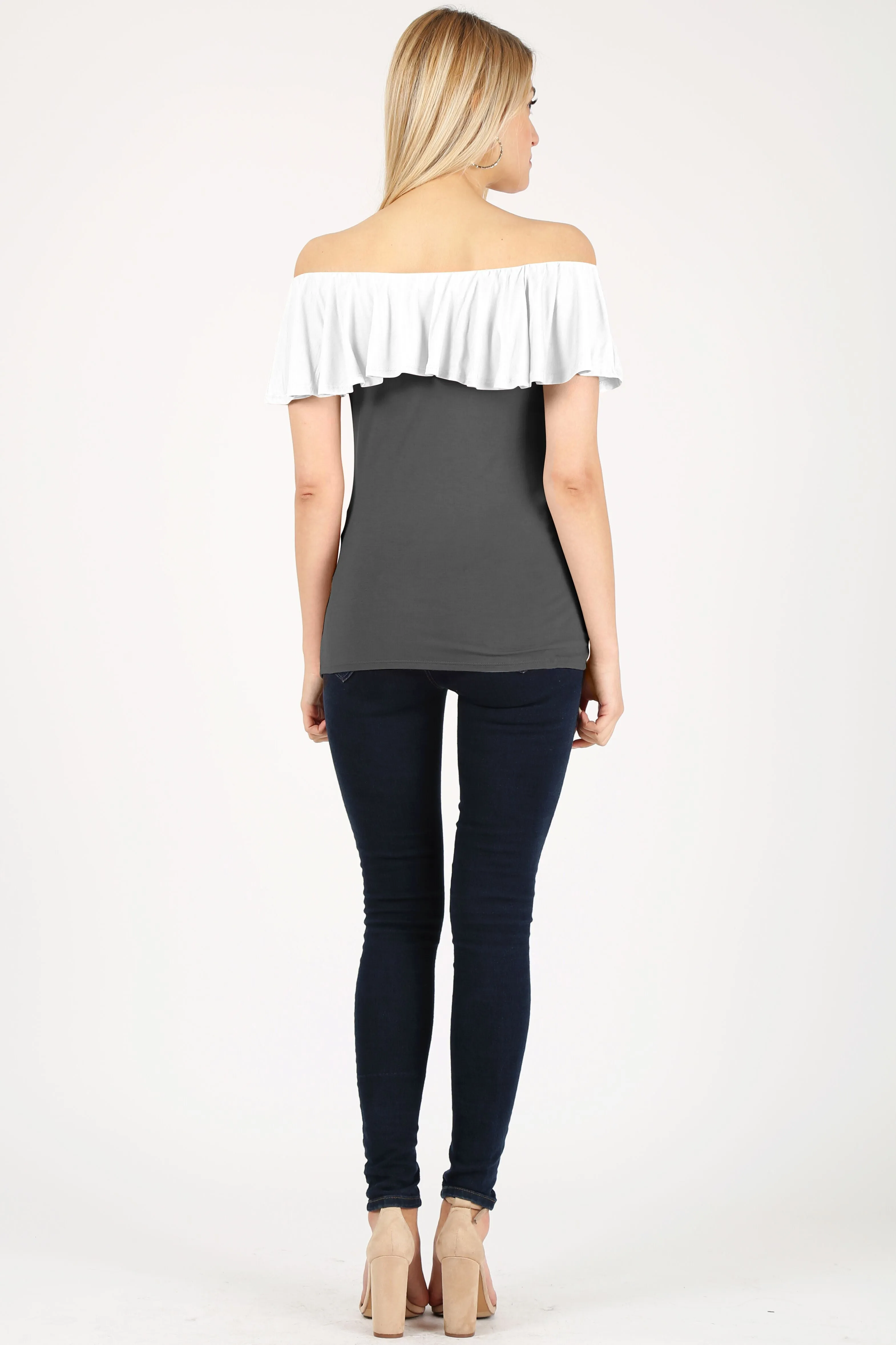 Flaunt the Fit Ruffle Top