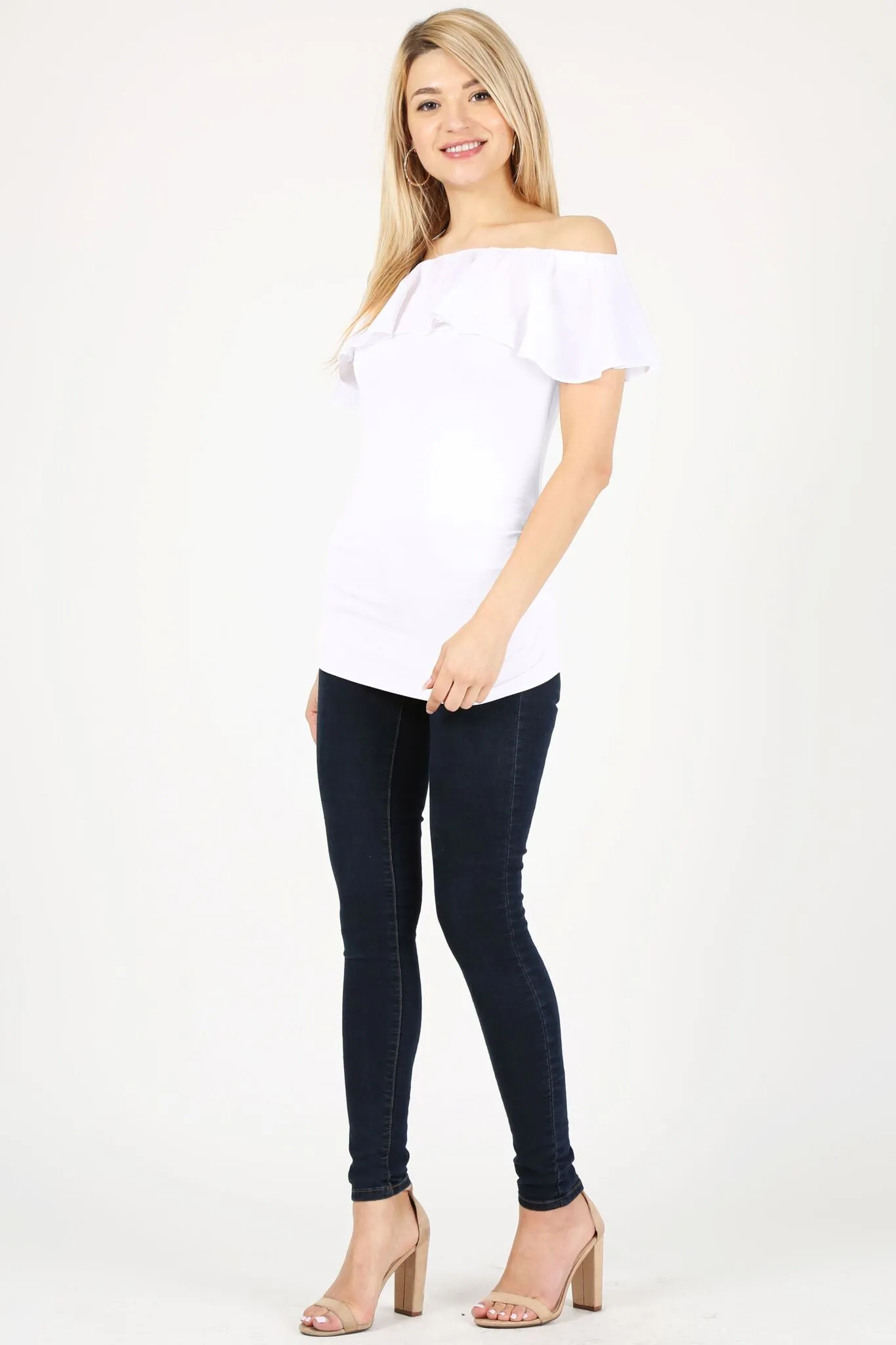 Flaunt the Fit Ruffle Top