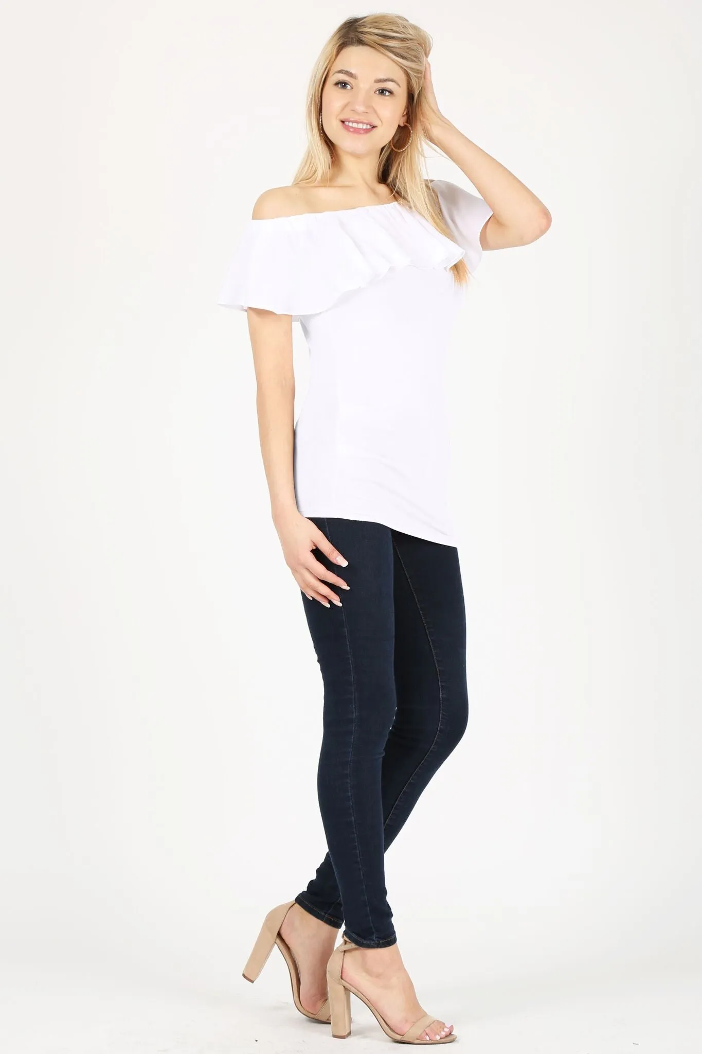 Flaunt the Fit Ruffle Top