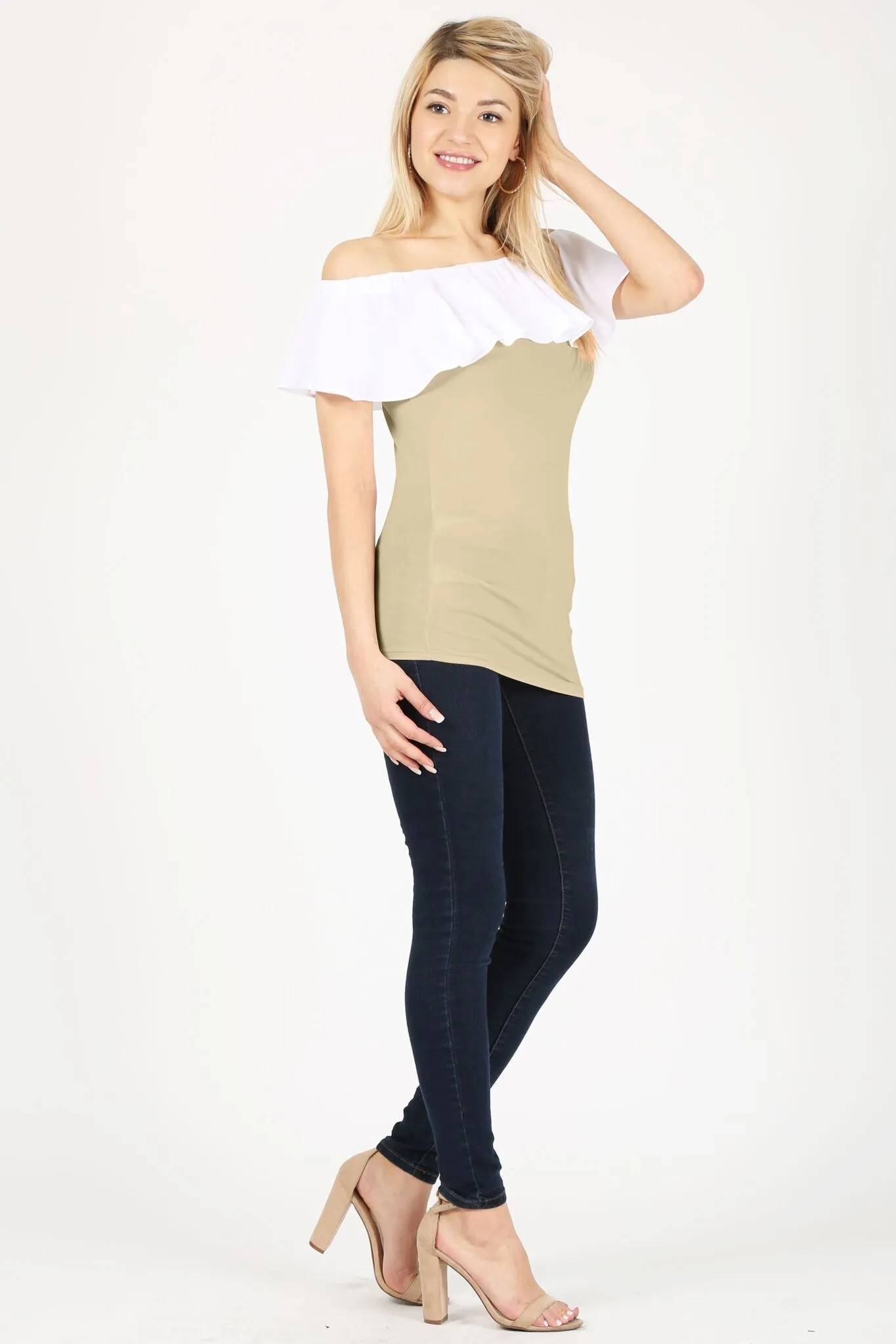 Flaunt the Fit Ruffle Top