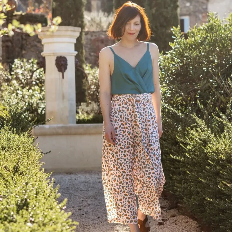 Églantine & Zoé - Bagheera in Eucalyptus Green Viscose Fabric