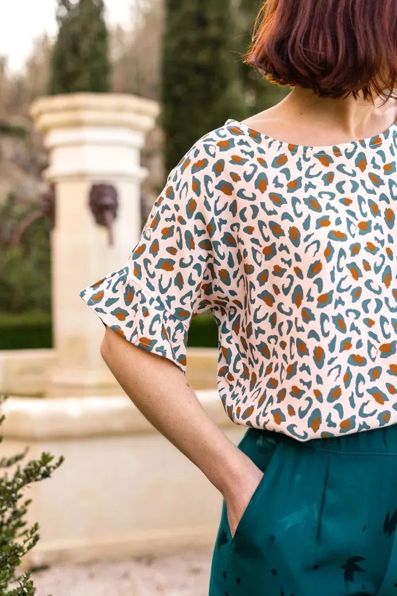 Églantine & Zoé - Bagheera in Eucalyptus Green Viscose Fabric