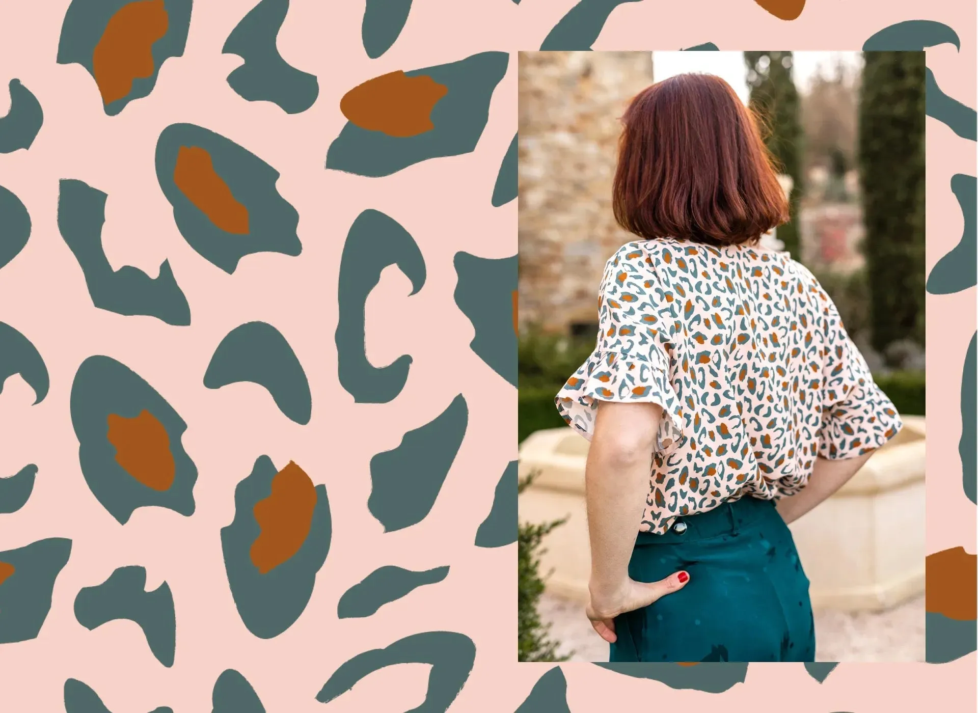 Églantine & Zoé - Bagheera in Eucalyptus Green Viscose Fabric