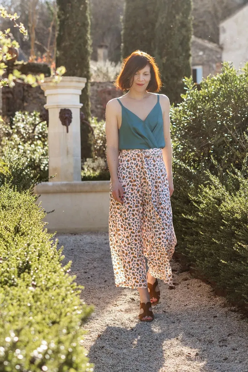 Églantine & Zoé - Bagheera in Eucalyptus Green Viscose Fabric