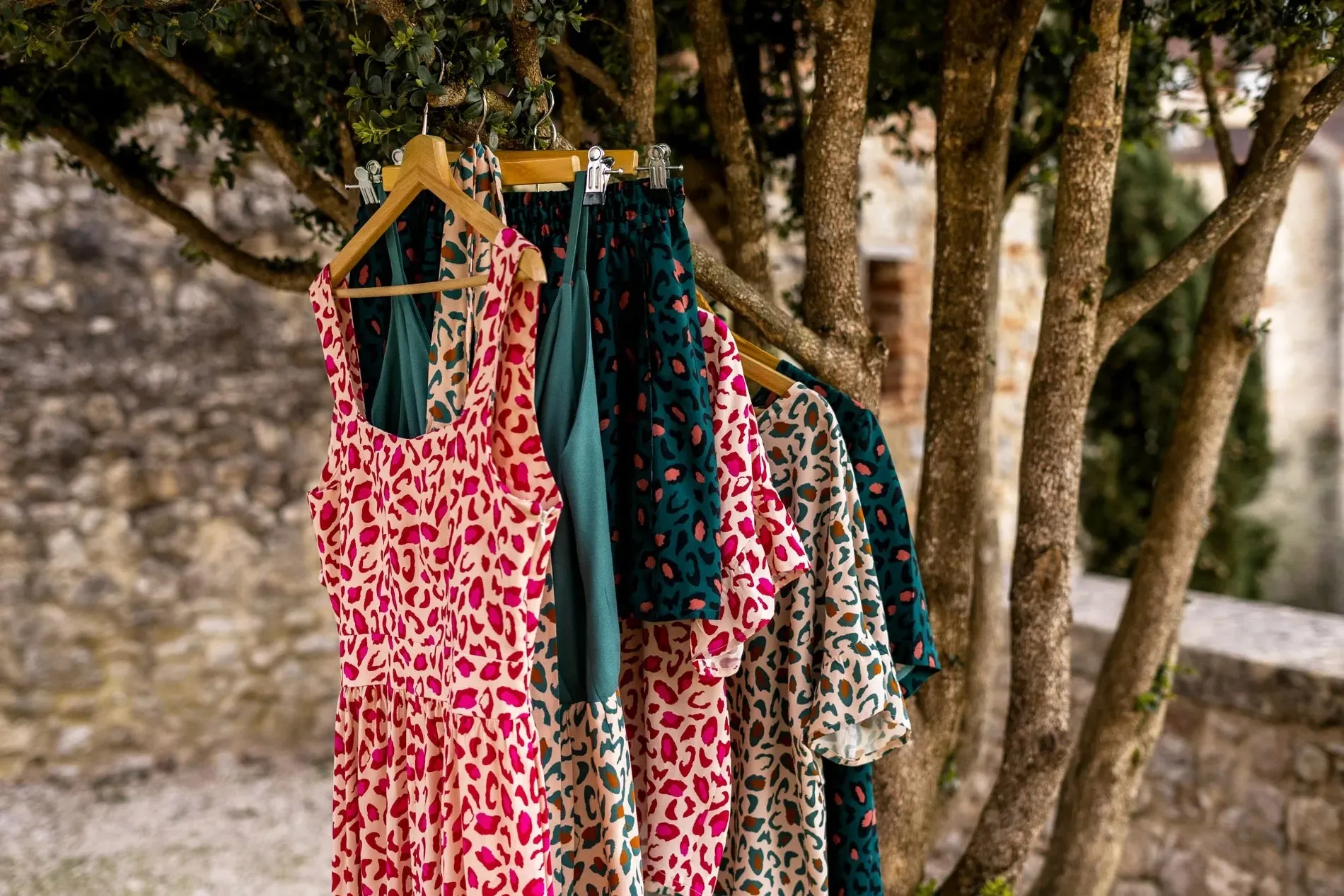 Églantine & Zoé - Bagheera in Eucalyptus Green Viscose Fabric