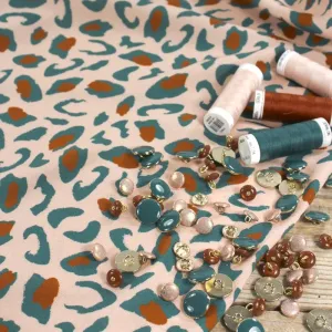 Églantine & Zoé - Bagheera in Eucalyptus Green Viscose Fabric