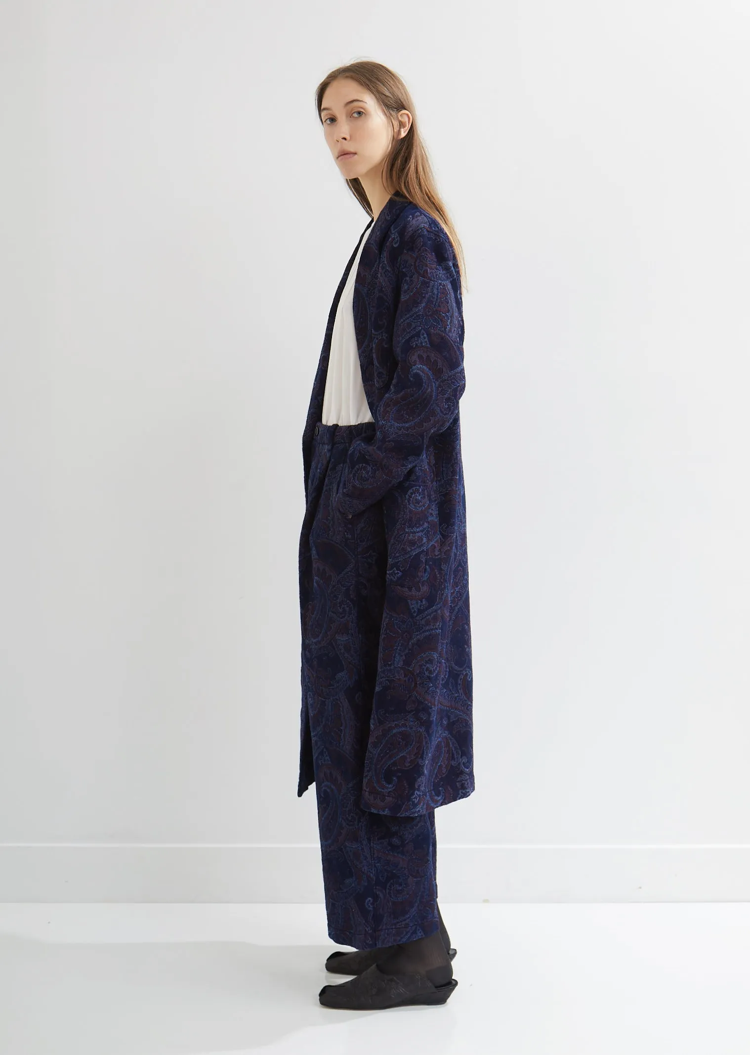Gobelin Paisley Smoking Gown Coat