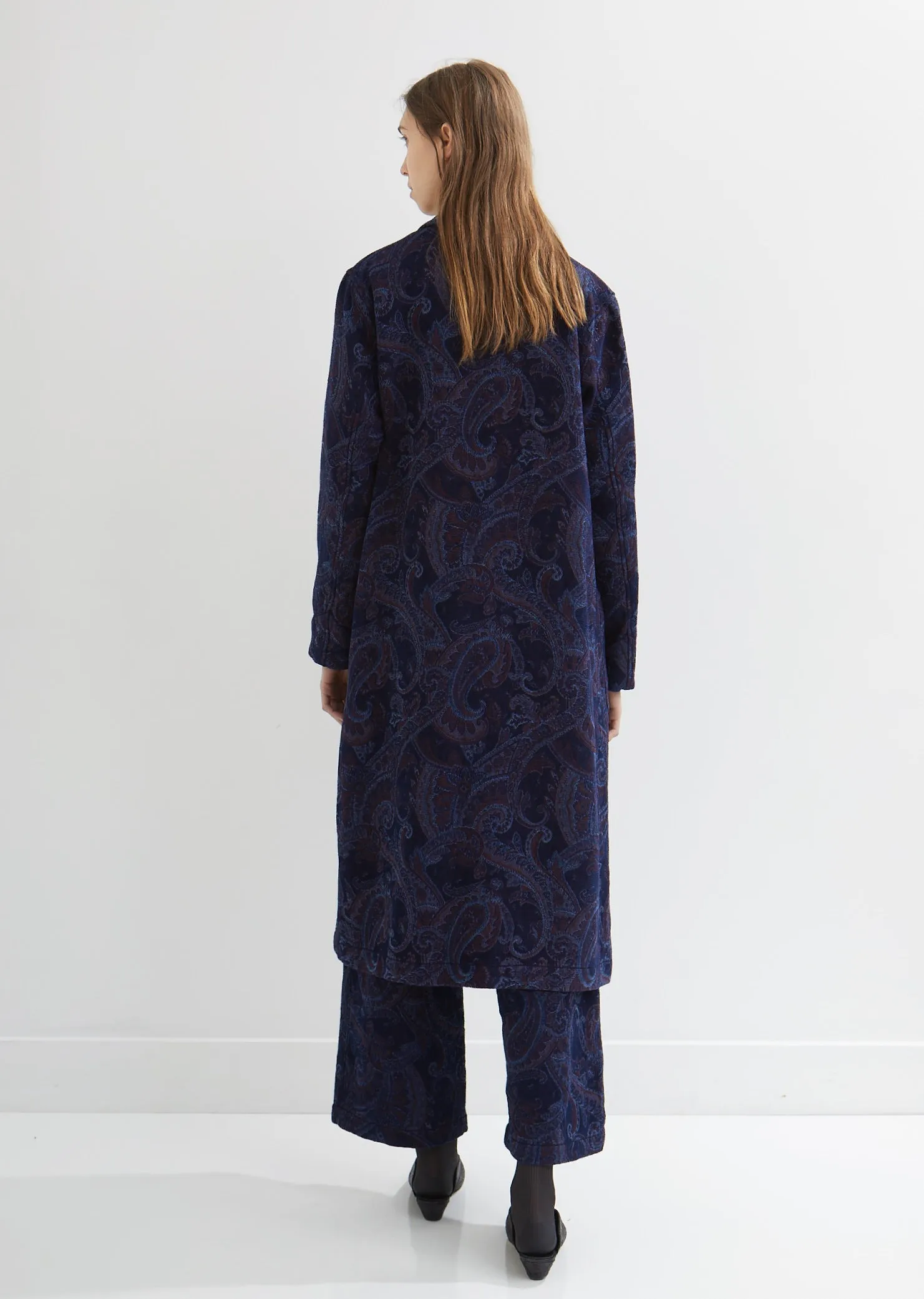 Gobelin Paisley Smoking Gown Coat