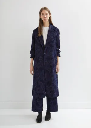 Gobelin Paisley Smoking Gown Coat