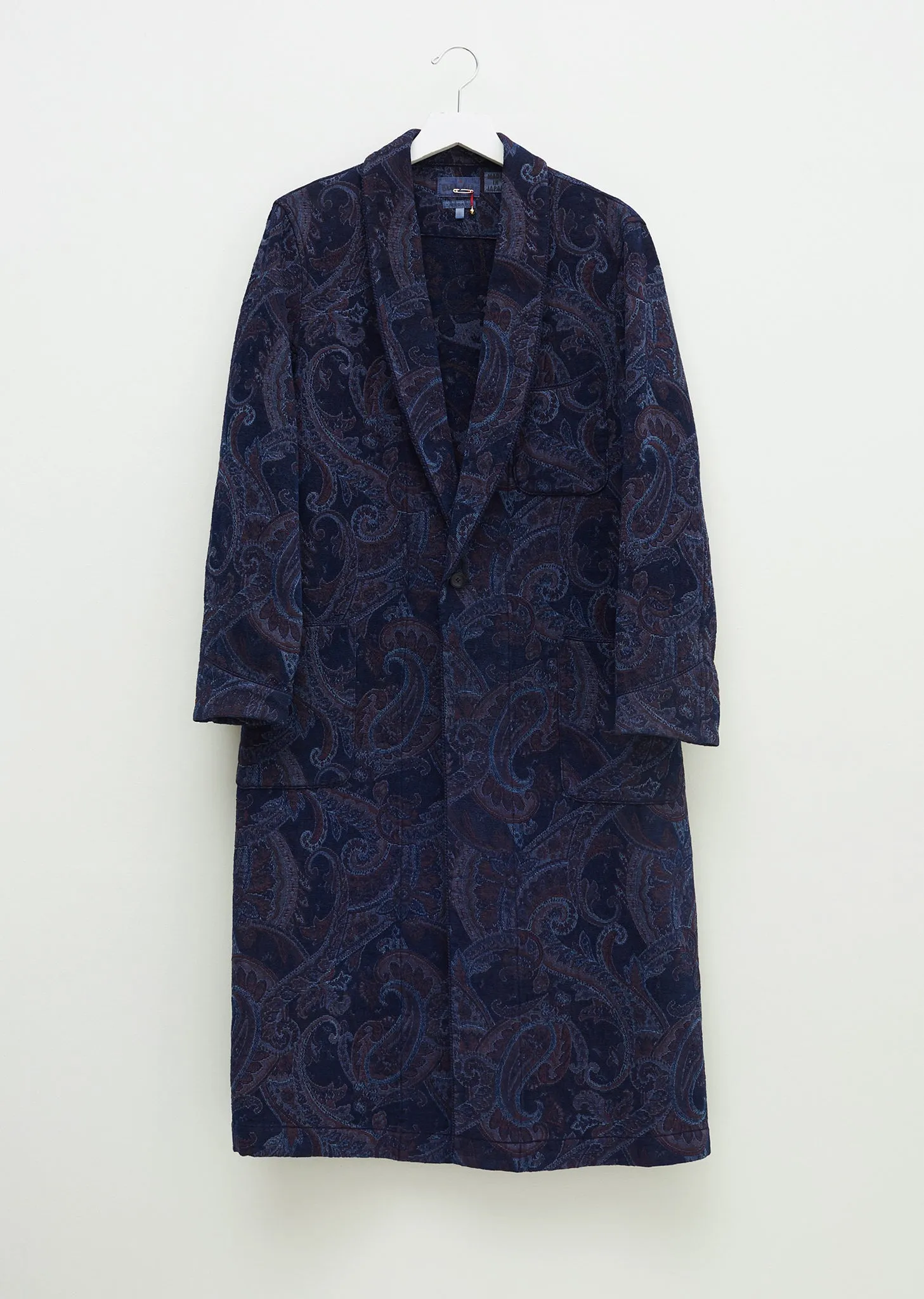 Gobelin Paisley Smoking Gown Coat