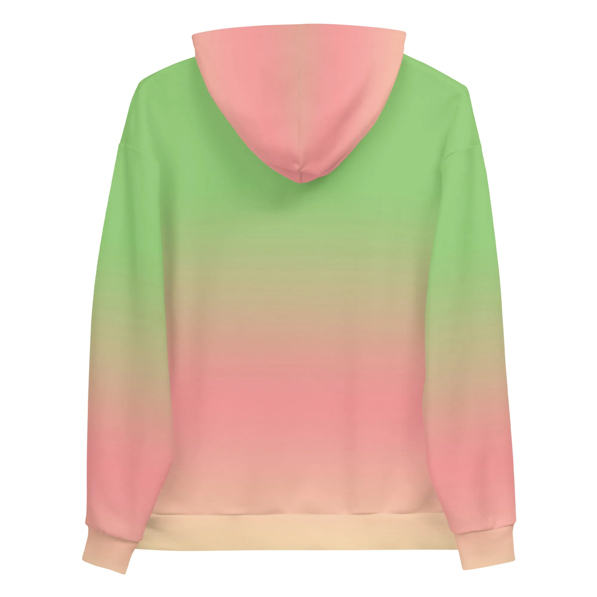 Green and Pink Women Hoodie