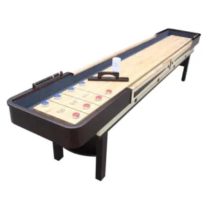 Hathaway Merlot 12' Shuffleboard Table in Espresso