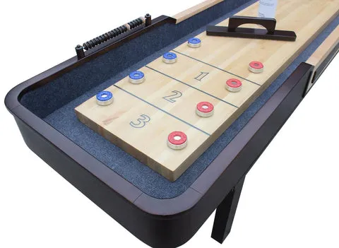 Hathaway Merlot 12' Shuffleboard Table in Espresso