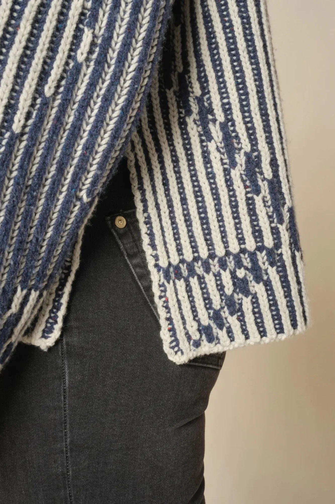 Helna Ikat Rollneck Knit