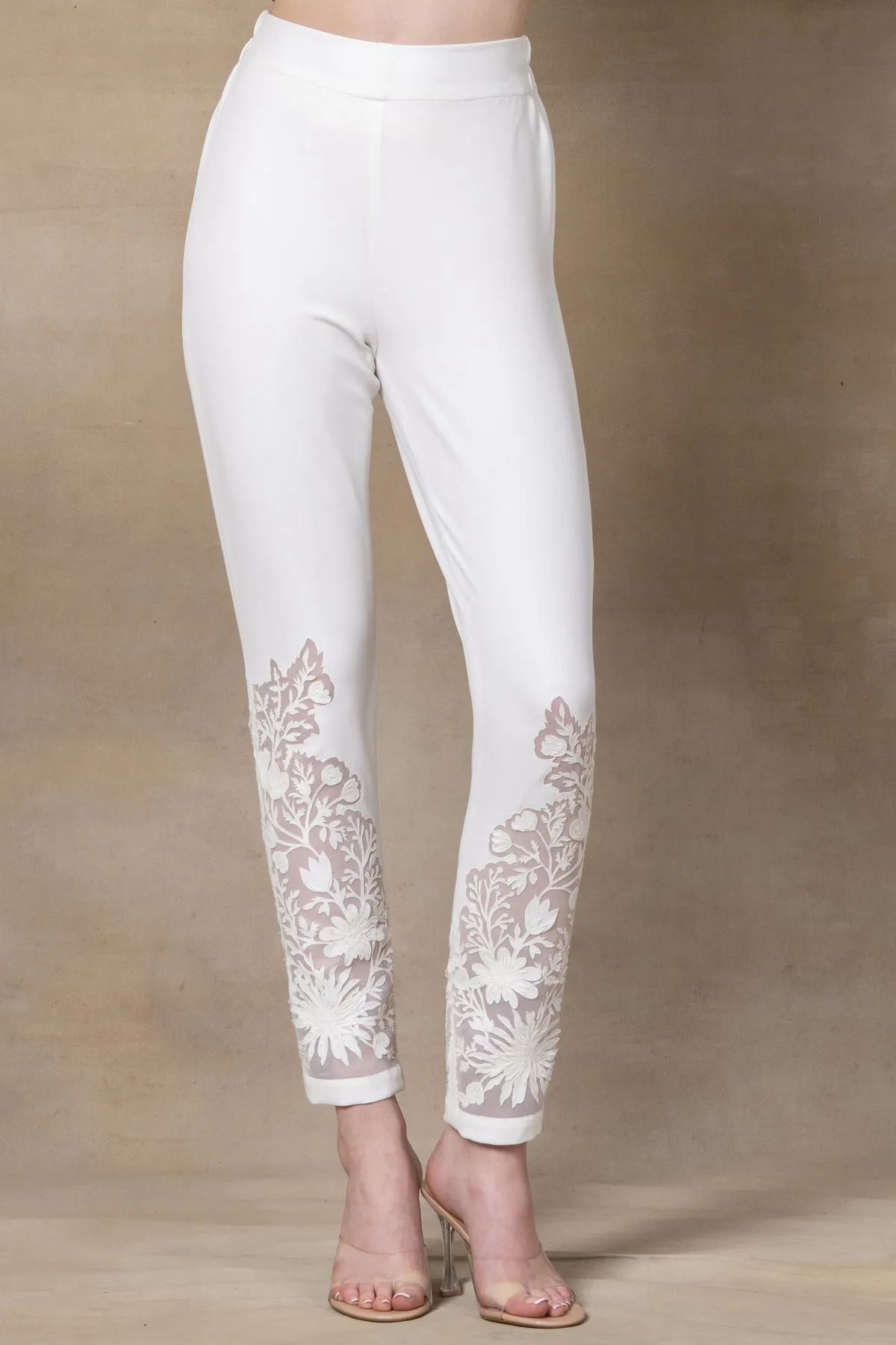 Lace Pants 51 White