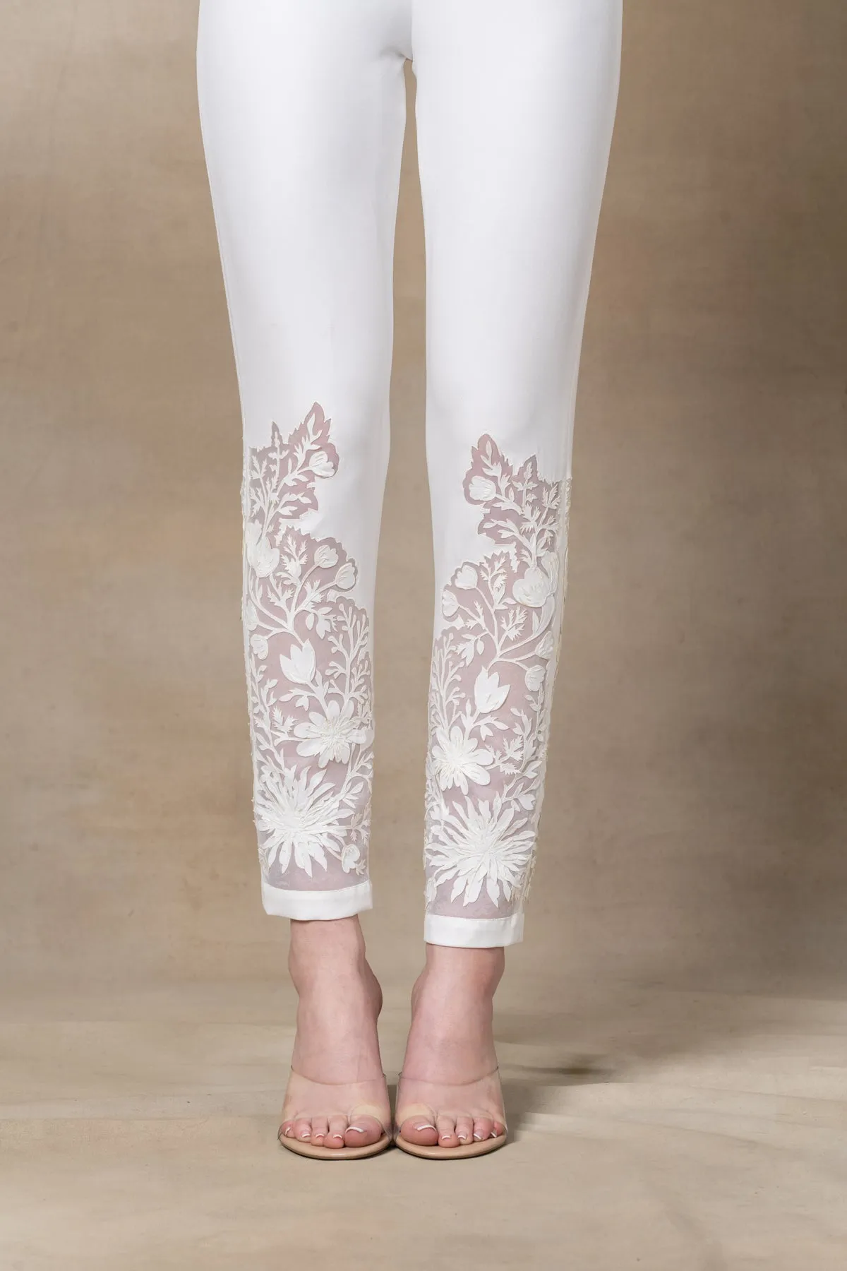 Lace Pants 51 White