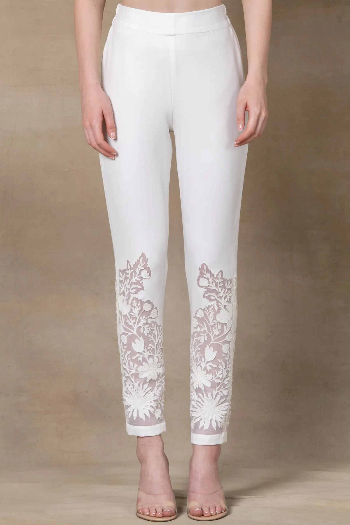 Lace Pants 51 White
