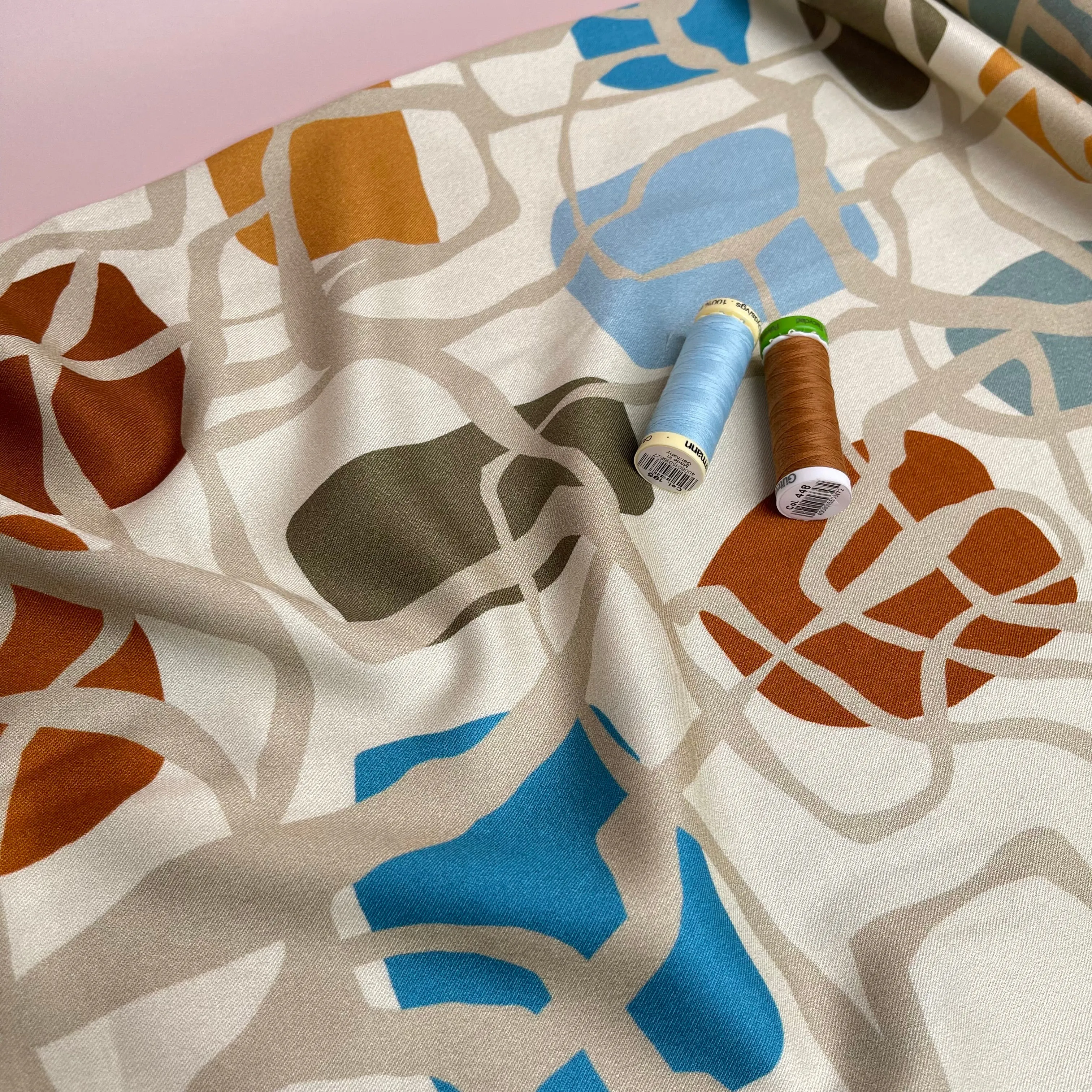 Light & Lush - Coastal Journey Viscose Twill Fabric