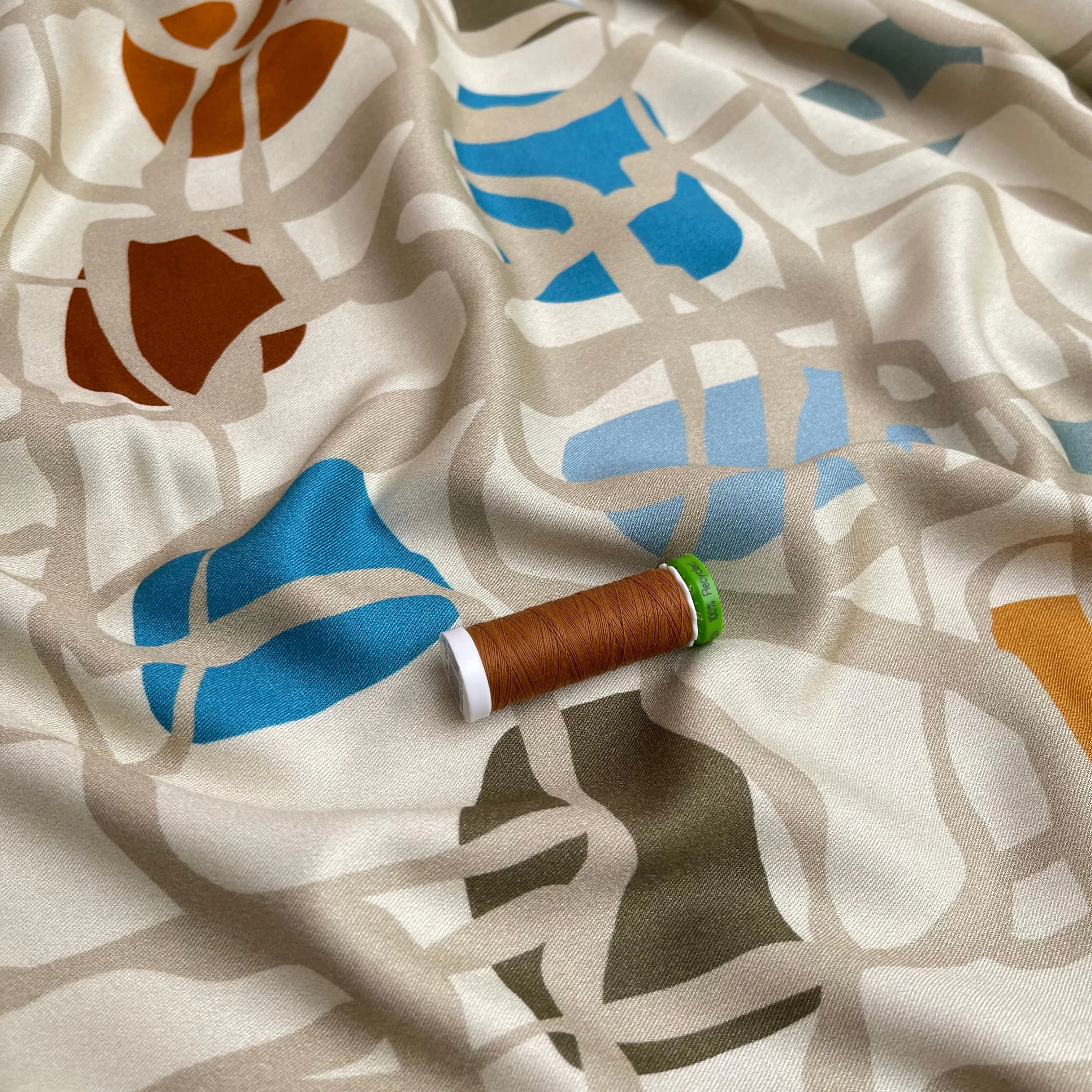 Light & Lush - Coastal Journey Viscose Twill Fabric