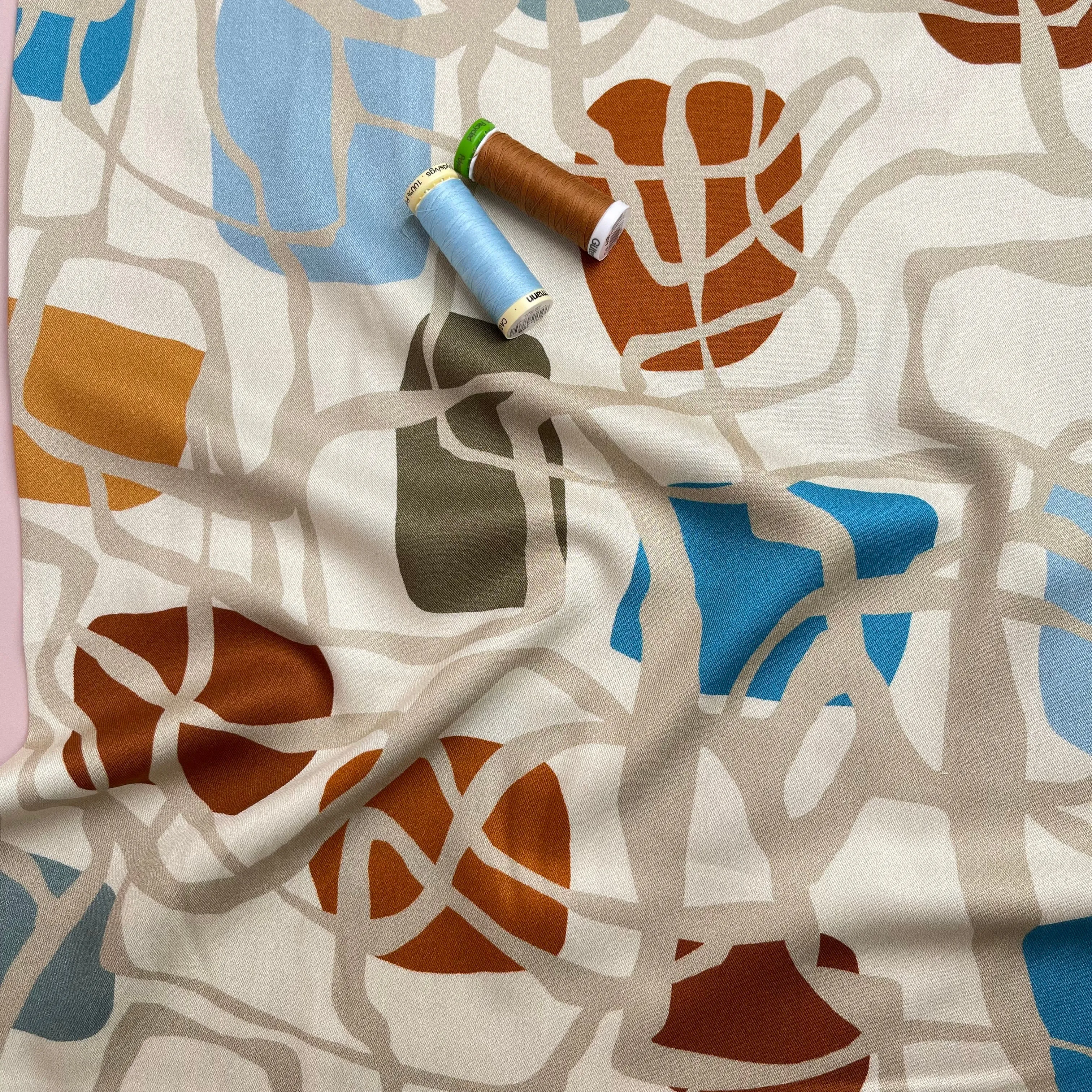 Light & Lush - Coastal Journey Viscose Twill Fabric