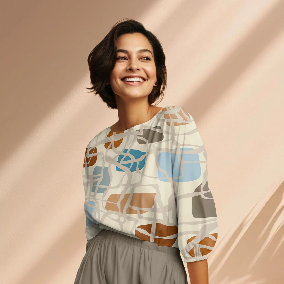 Light & Lush - Coastal Journey Viscose Twill Fabric