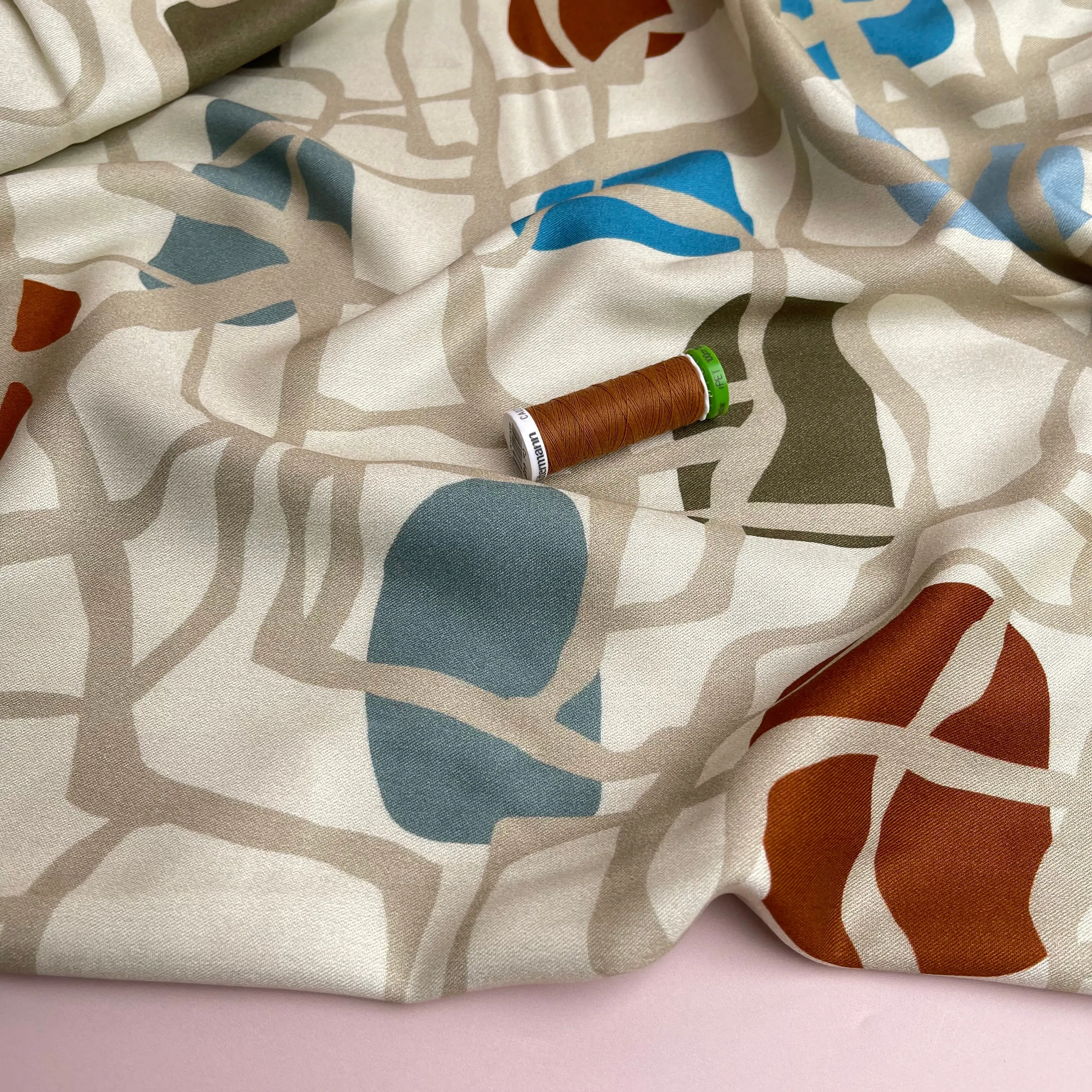 Light & Lush - Coastal Journey Viscose Twill Fabric