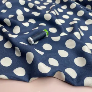 Light & Lush - Large Polka Dots Viscose Twill Fabric